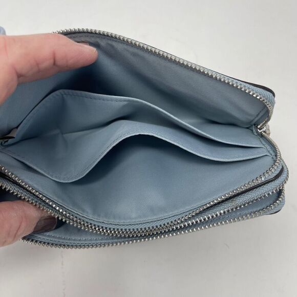 Coach - Double Corner Zip Wristlet In Signature Canvas NWOT - Picture 3 of 6